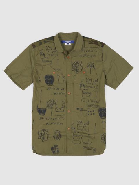 Junya Watanabe MAN Junya Watanabe MAN Short Sleeve Basquiat Camp Overshirt