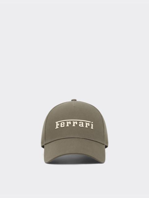 Ferrari Baseball cap with rubberized Ferrari logo