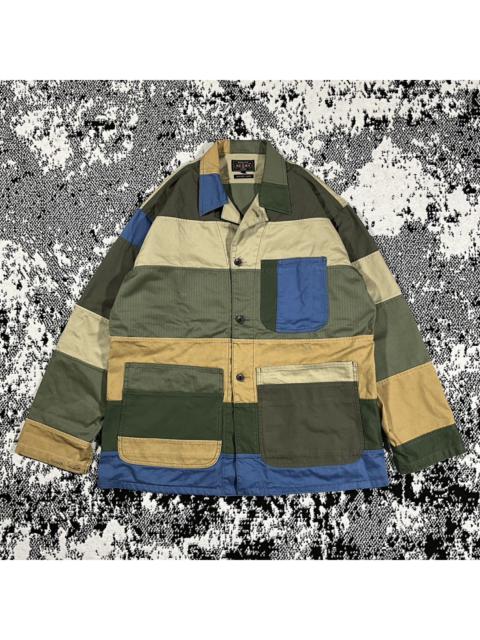 Other Designers Japanese Brand - BEAMS+ JAPAN PLUS MIL CHORE PATCHWORK JACKET