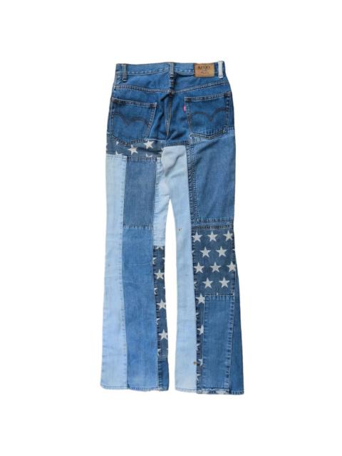 Hysteric Glamour Hysteric Glamour Kinky Patchwork Flared Denim Jeans