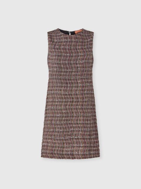 Missoni Missoni Mini Dress With Check Pattern in Pink  & Brown at Nordstrom