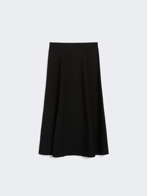Max Mara LAZIO Viscose crêpe yarn skirt