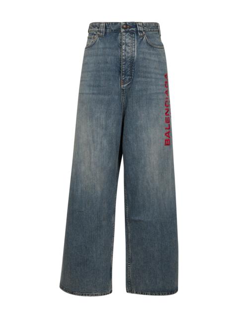 Light Blue ring denim Baggy jeans
