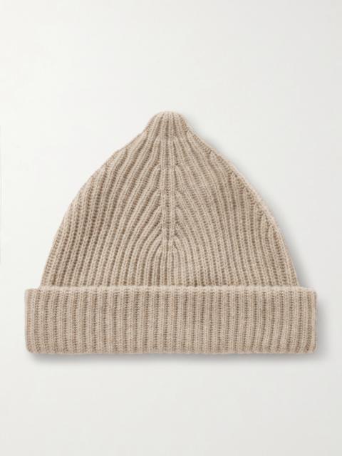 Loro Piana Juniper Ribbed Cashmere Beanie