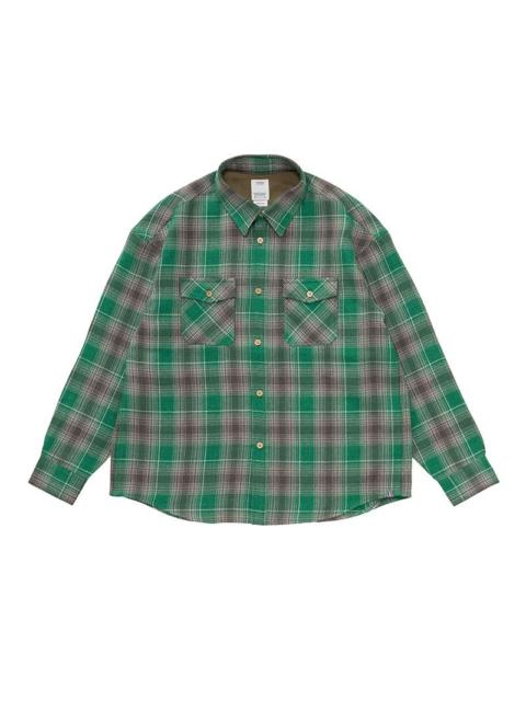 visvim LUMBER CHECK L/S GREEN