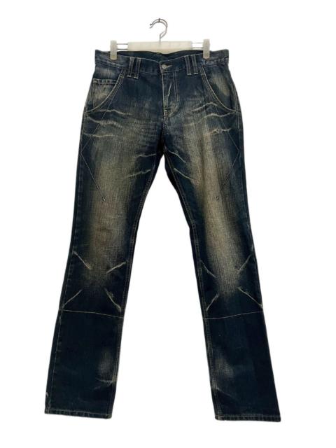 If Six Was Nine - PPFM FLAME STRAIGHT FIT INDIGO DYED DENIM