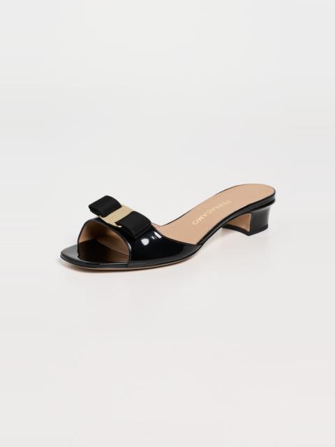 FERRAGAMO Vanilla Bow Sandals
