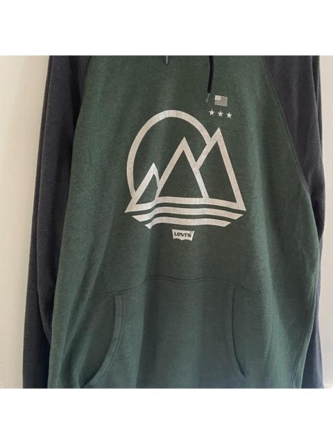 Levi's Levi's Men's Green and Khaki Hoodie