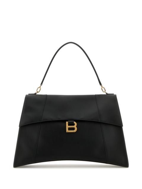 BALENCIAGA Black leather large Hourglass Soft handbag