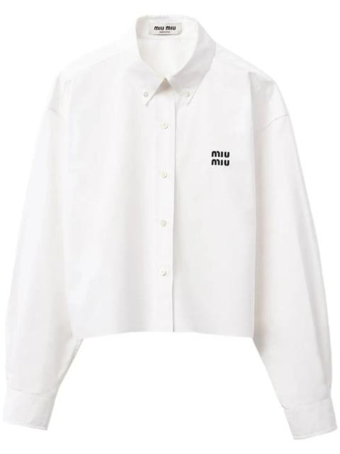 Miu Miu Miu Miu Women Cropped Shirt
