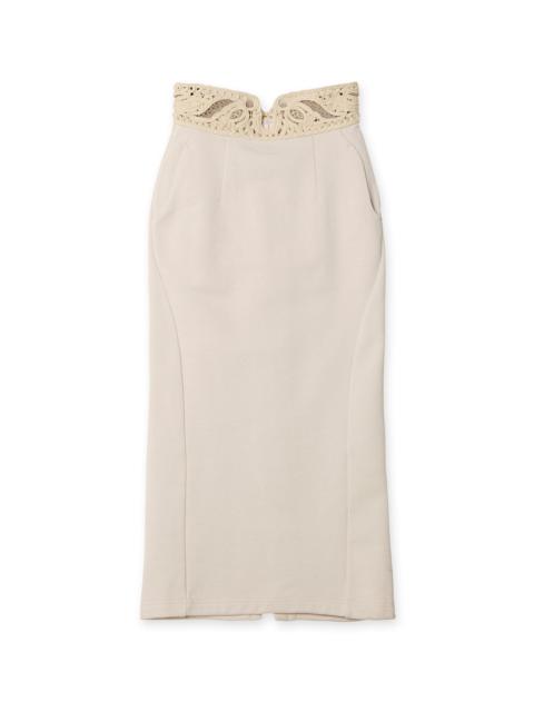 Mame Kurogouchi Sweatshirt Skirt