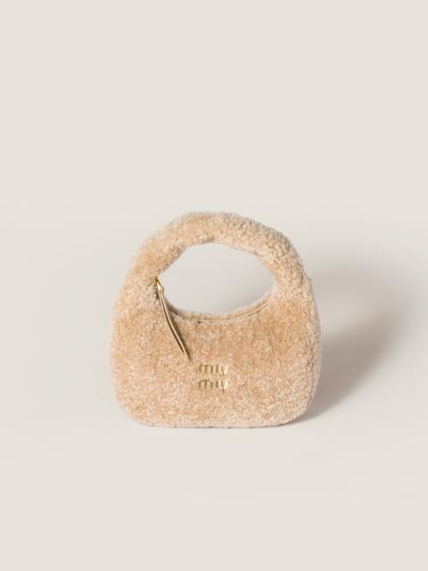 Miu Miu Wander shearling bag