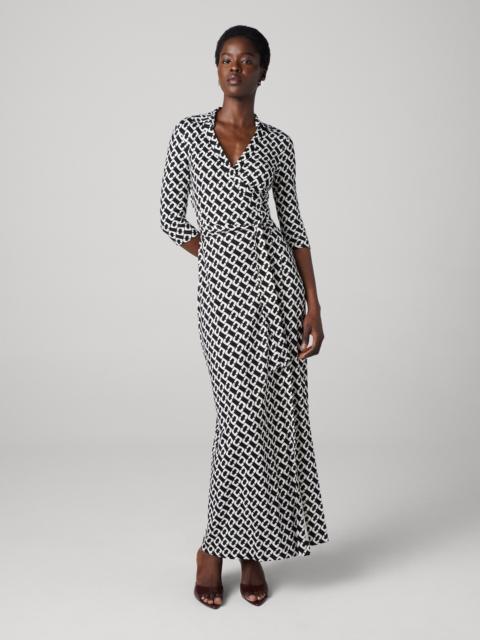 DIANE VON FURSTENBERG Abigail Silk Jersey Maxi Wrap Dress