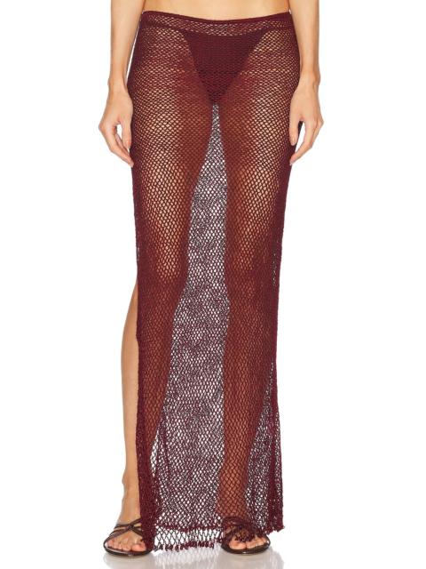 Mirror Palais Crochet Tunic Skirt