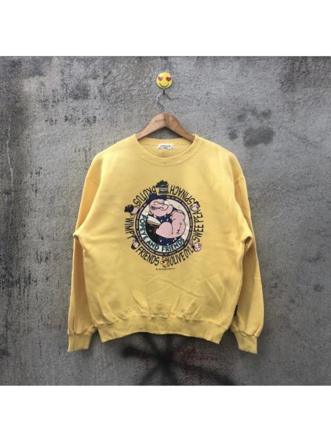 Other Designers Cartoon Network - Vintage 90s popeye and friends sweatshirt pullover