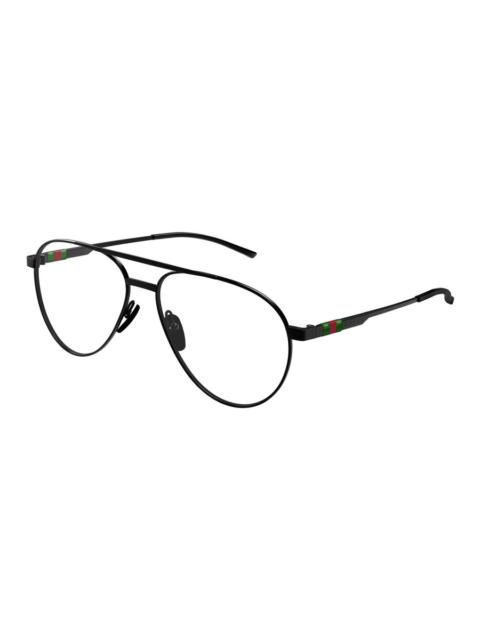 GUCCI Gucci Demo Pilot Men's Eyeglasses GG1679O 003 56