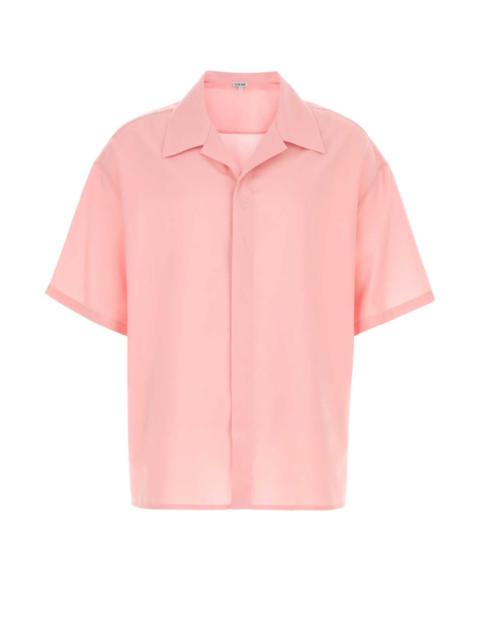Loewe Loewe Men Pink Wool Shirt
