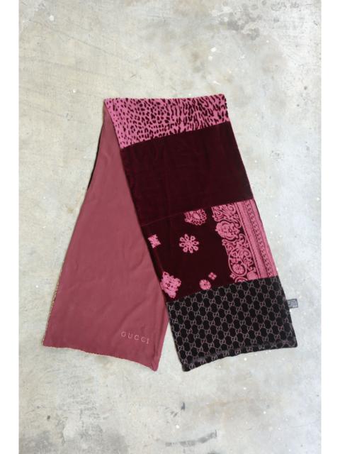 GUCCI Gucci - Tom Ford - F/W 97 - Velvet Patchwork Scarf