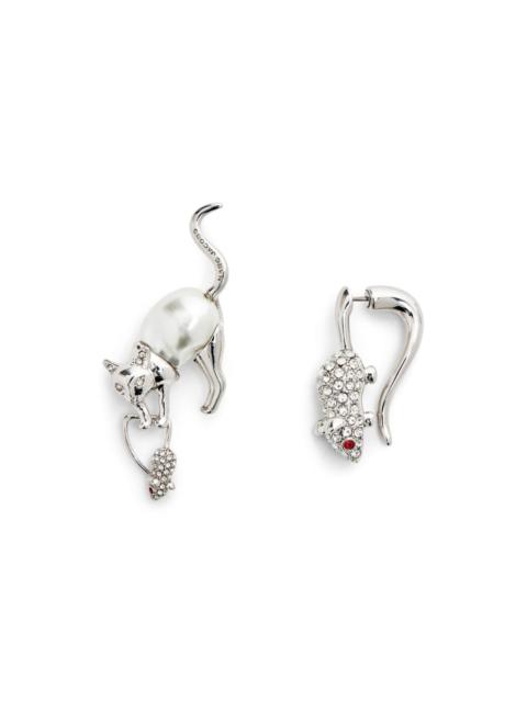 Cat and Mouse earrings