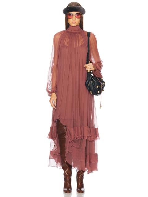 Chloé Long Flue Dress