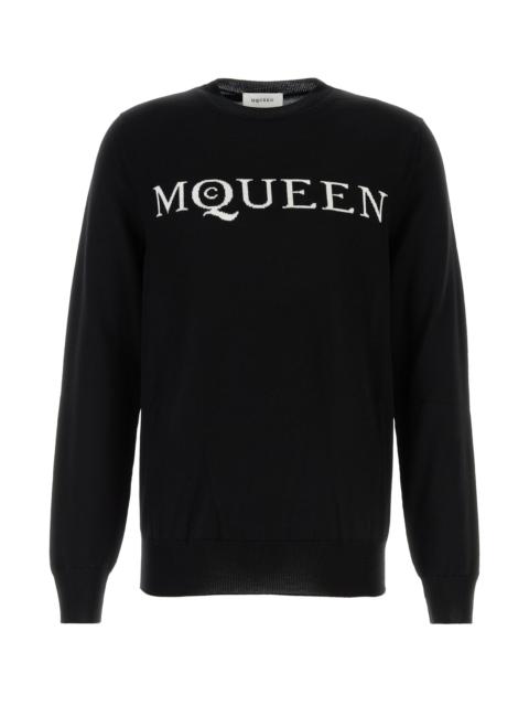 Alexander McQueen Black wool sweater