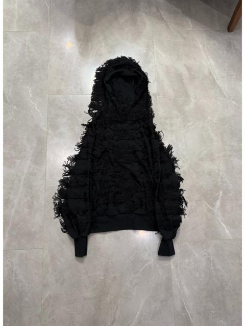 UNDERCOVER Undercover Hooded Fringe Batwing Hoodie