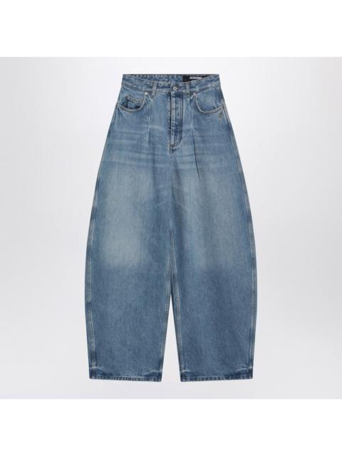 JACQUEMUS Jacquemus Indigo De-Nîmes Denim Ovalo Trousers Women