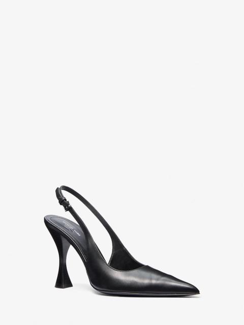 MICHAEL KORS COLLECTION Isabella Leather Slingback Pump