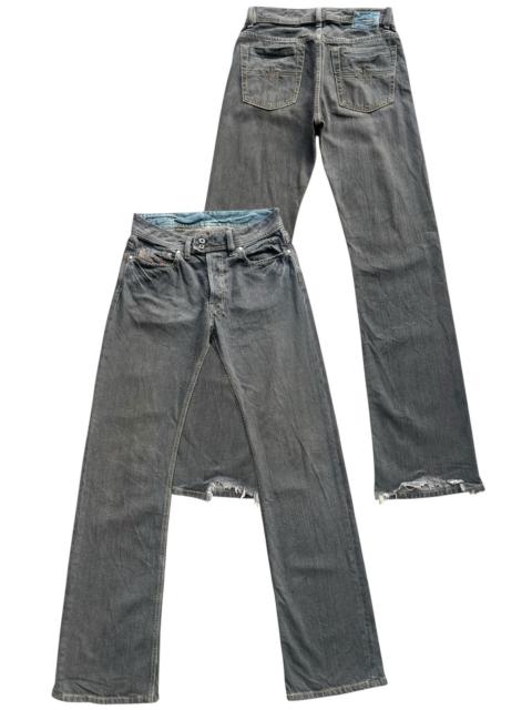 Vintage Y2k Diesel Flare Bootcut Denim Jeans 30x34