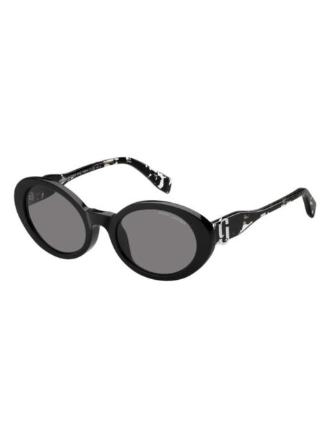 Marc Jacobs Marc Jacobs Grey Oval Ladies Sunglasses MARC 792/F/S 0WR7/IR 53