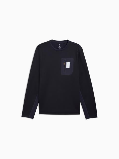 PUMA PUMA x SAYSKY Men's Moisture Wicking Running Sweatshirt