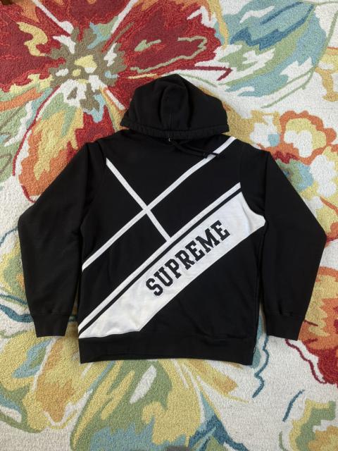 Supreme Supreme Diagonal Hoodie SS18 Black