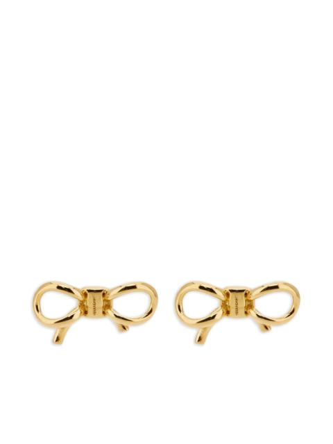 FERRAGAMO bow-stud earrings
