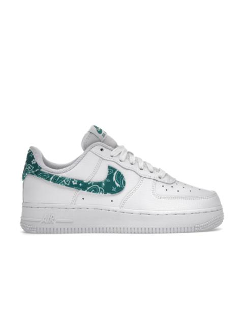 Nike Nike Air Force 1 Low '07 Essential White Green Paisley (W)