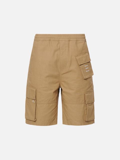 EVISU Pigment Washed Cargo Shorts