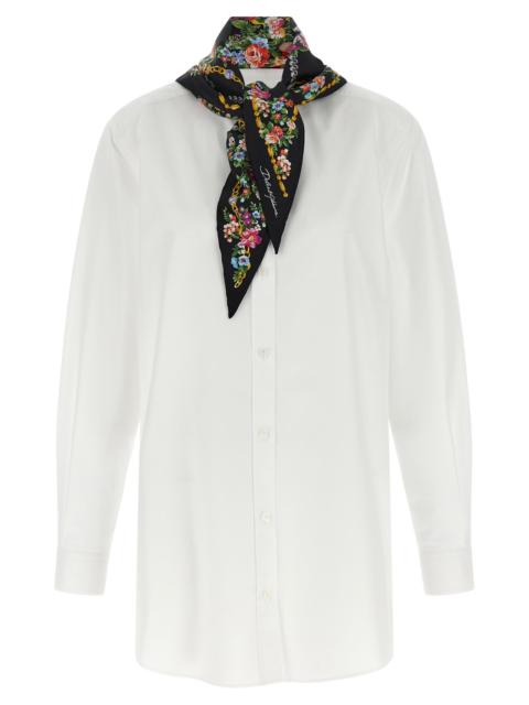 Dolce & Gabbana Dolce & Gabbana Women Shirt With Scarf