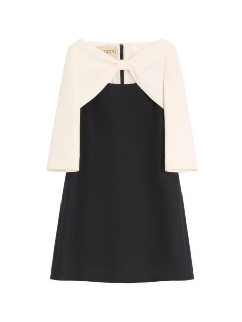 Valentino Wool and silk mini dress