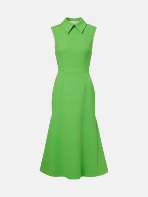 EMILIA WICKSTEAD Leontine wool crêpe midi dress