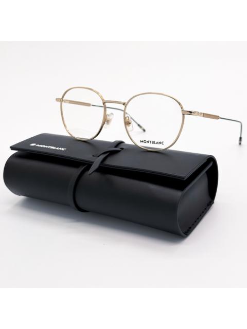 Montblanc NEW MONTBLANC EYEGLASSES MB0048O 002 GOLD MEN EYEWEAR