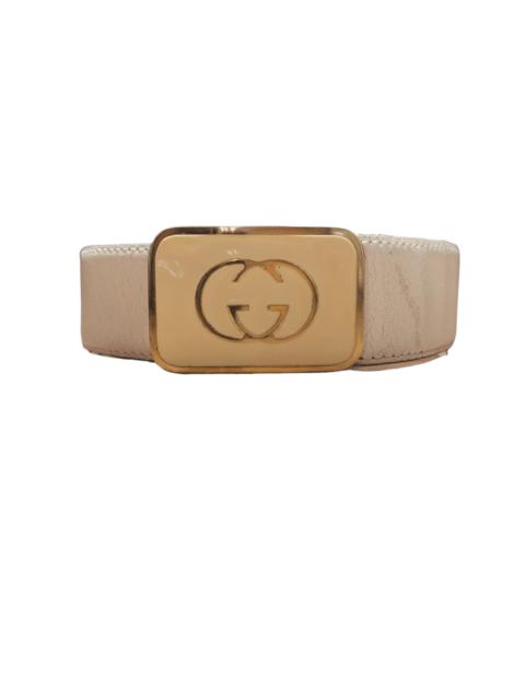 Gucci leather belt vintage rare made in italy