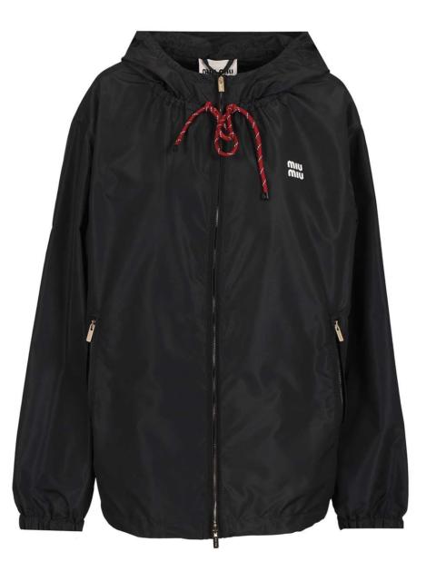 Miu Miu Miu Miu Women Tec Canvas Blouson