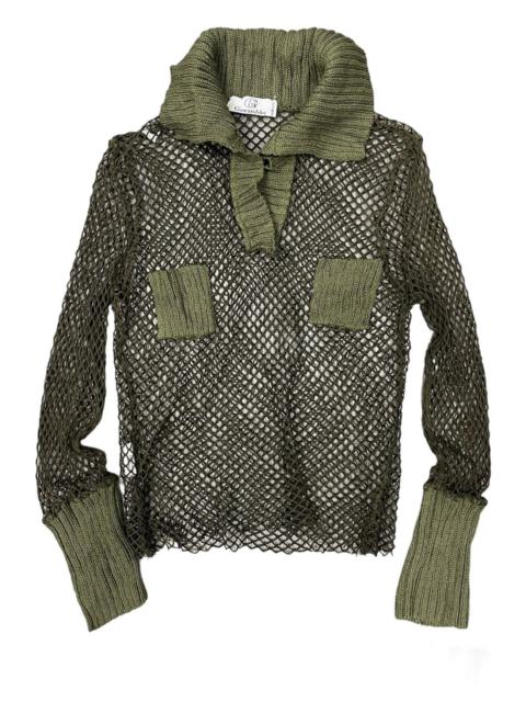 Other Designers Designer - GiovaniIdee Italy Mesh Outer Shirt