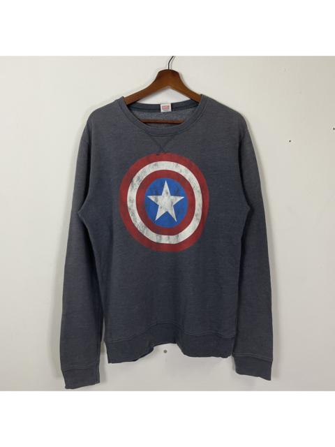 Other Designers Marvel Comics - Vintage Captain America Marvel Big Logo Sweatshirt