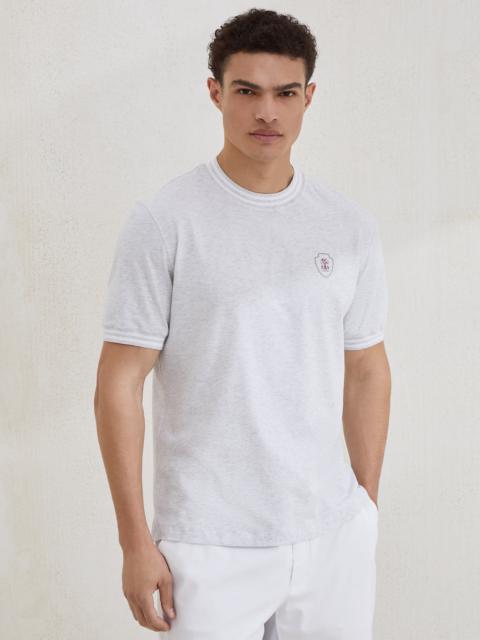 Brunello Cucinelli Cotton jersey crew neck T-shirt with logo