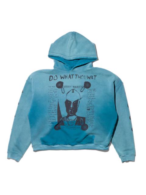 DO WHAT THOU WILT HOODIE (SUN FADED TEAL)