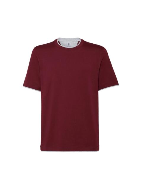 Brunello Cucinelli Brunello Cucinelli Red T-Shirts & Vests - T-Shirts Men