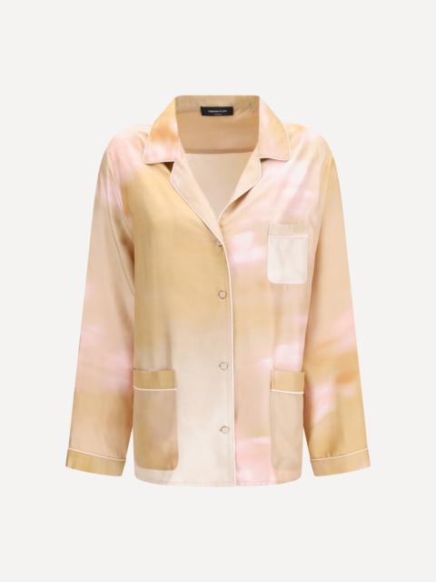 FABIANA FILIPPI Printed silk twill Shirt