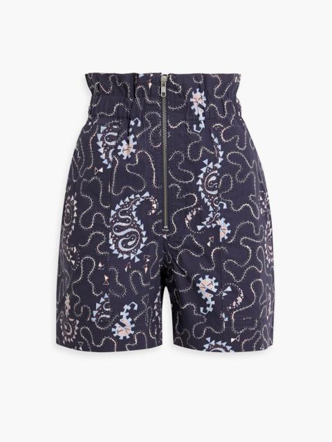 Isabel Marant Étoile Nawel paisley-print cotton shorts