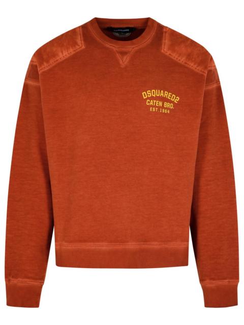 DSQUARED2 Dsquared2 'CYPRO' Earthenware Cotton Sweatshirt Brown