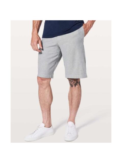 Other Designers lululemon athletica - Lululemon Commission Short Relaxed Qwick Oxford 11"Relaxed Fit Casual Gray 34